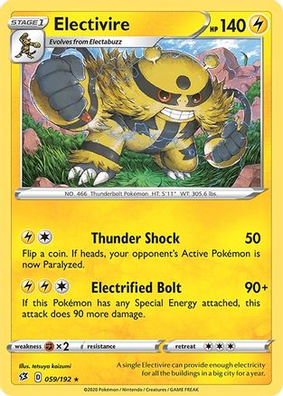 Electivire (059/192) - SRC  - Rare