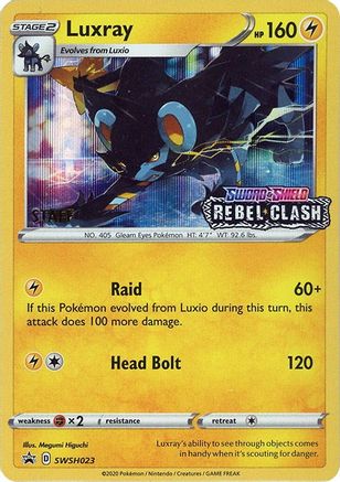 Luxray (SWSH023) - SSSPC  - Promo - Holofoil