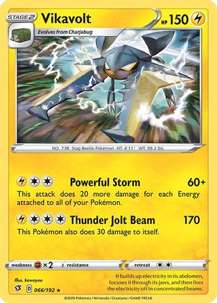Vikavolt (066/192) - SRC  - Holo Rare - Holofoil