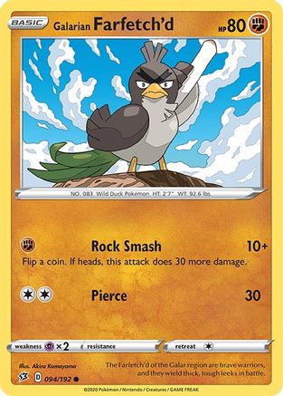 Galarian Farfetch'd (094/192) - SRC  - Common