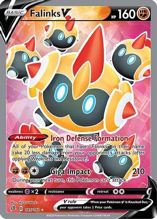 Falinks V (Full Art) (185/192) - SRC  - Ultra Rare - Holofoil