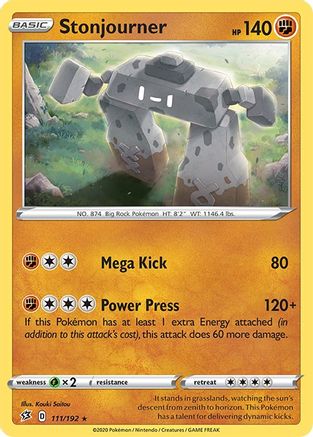 Stonjourner (111/192) - SRC  - Holo Rare - Holofoil