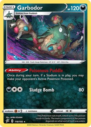 Garbodor (118/192) - SRC  - Rare