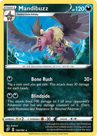 Mandibuzz (120/192) - SRC  - Rare - Reverse Holofoil