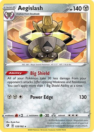 Aegislash (135/192) - SRC  - Rare