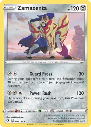 Zamazenta (140/192) - DE  - Holo Rare - Holofoil