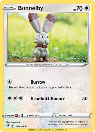 Bunnelby (146/192) - SRC  - Common - Reverse Holofoil