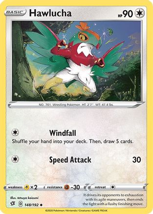 Hawlucha (148/192) - SRC  - Uncommon - Reverse Holofoil