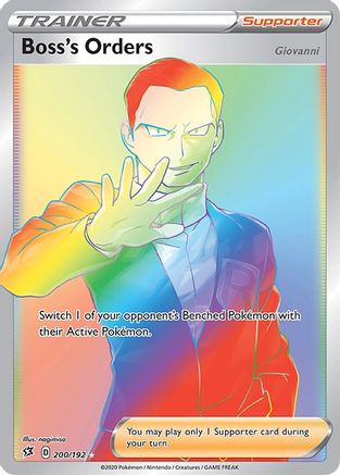 Boss's Orders (Secret) (200/192) - SRC  - Secret Rare - Holofoil