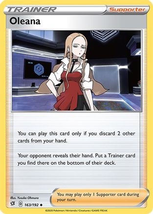 Oleana (163/192) - SRC  - Uncommon - Reverse Holofoil