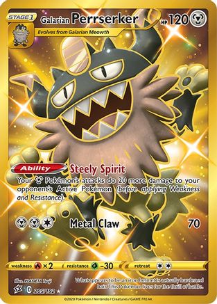 Galarian Perrserker (Secret) (205/192) - SRC  - Secret Rare - Holofoil