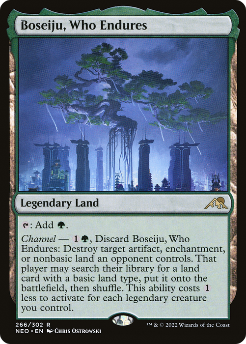 Boseiju, Who Endures (NEO-266) - rare - Foil