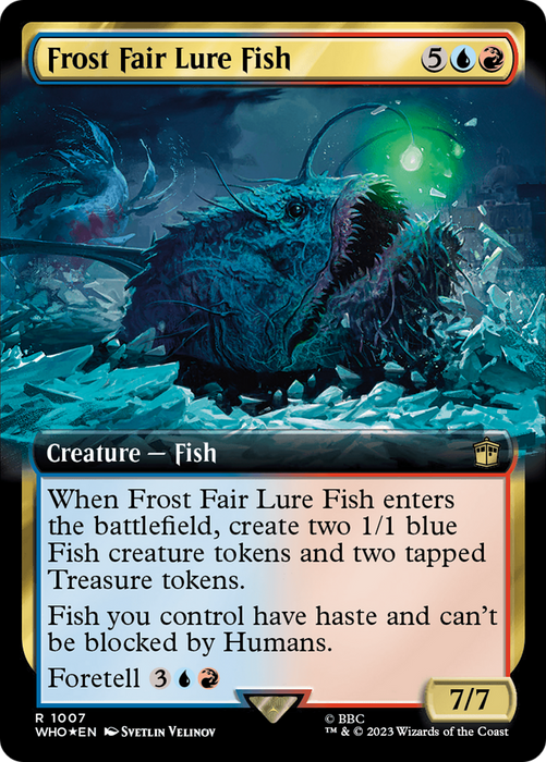 Frost Fair Lure Fish (WHO-1007) - rare: (Extended Art) - Foil