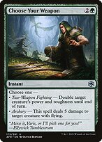 Choose Your Weapon (AFR-175) - uncommon - Foil