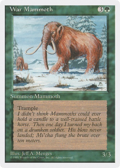 War Mammoth (4ED-286) - common