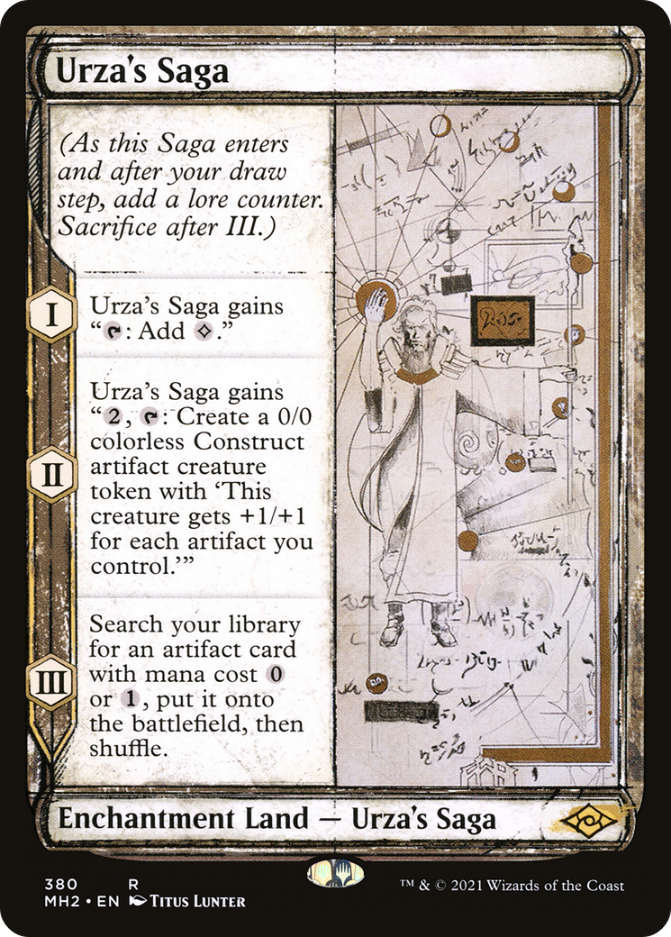 Urza's Saga (MH2-380) - rare: (Showcase) - Foil