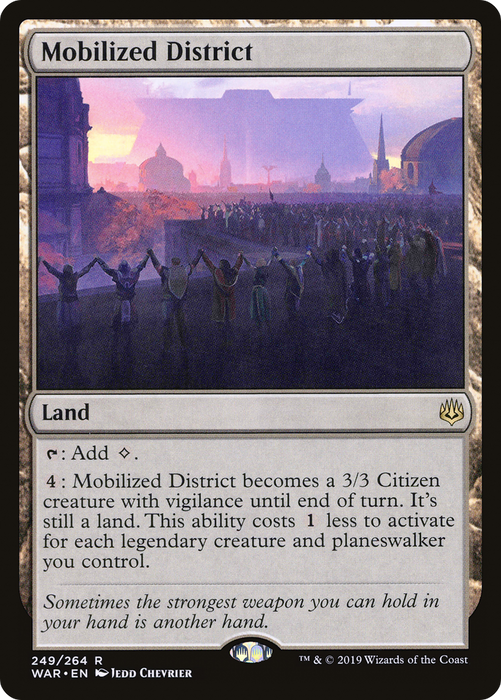 Mobilized District (WAR-249) - rare - Foil