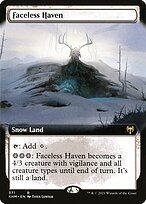 Faceless Haven (KHM-371) - rare: (Extended Art, snow)