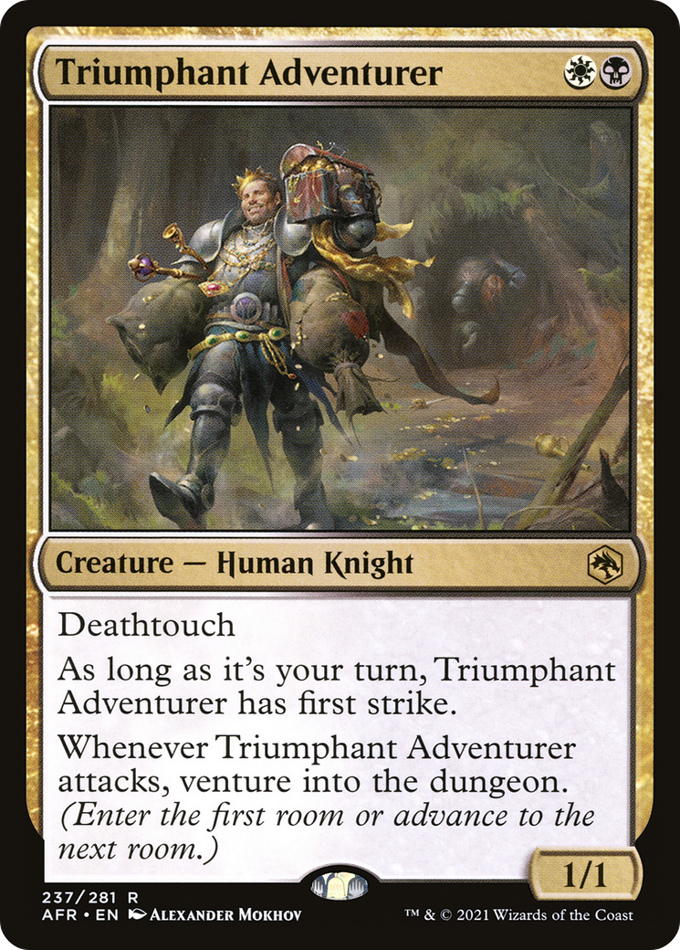 Triumphant Adventurer (AFR-237) - rare - Foil