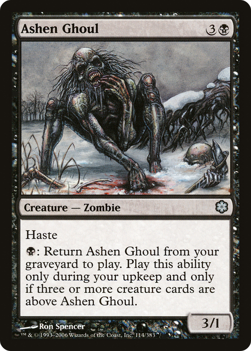Ashen Ghoul (CTD-114) - uncommon