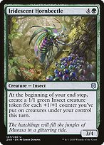 Iridescent Hornbeetle (ZNR-187) - uncommon - Foil