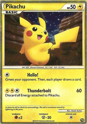 Pikachu (English) (0PW) - PWCP  - Promo - Holofoil