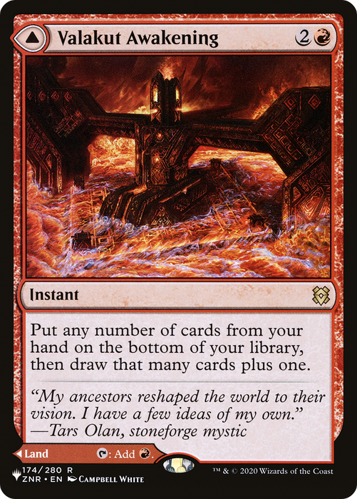 Valakut Awakening // Valakut Stoneforge (LIST-ZNR-174) - rare