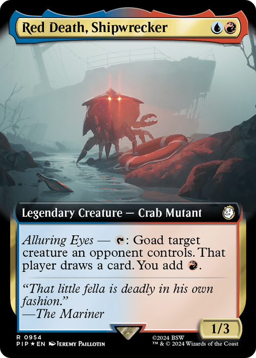 Red Death, Shipwrecker (PIP-954) - rare: (Extended Art) - Foil