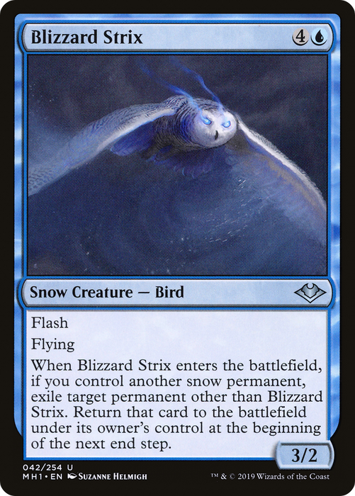 Blizzard Strix (MH1-042) - uncommon - Foil