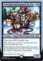 Infernius Spawnington III, Esq. (LIST-021) - rare - Foil