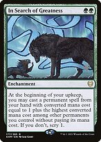 In Search of Greatness (PPKHM-177P) - rare - Foil