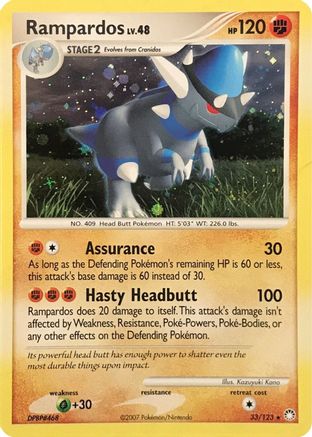 Rampardos (033/123) - DE  - Holo Rare - Holofoil