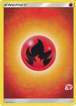 Fire Energy (#2 Charizard Stamped) () - BA  - Promo