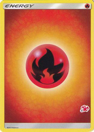 Fire Energy (#3 Charizard Stamped) () - BA  - Promo