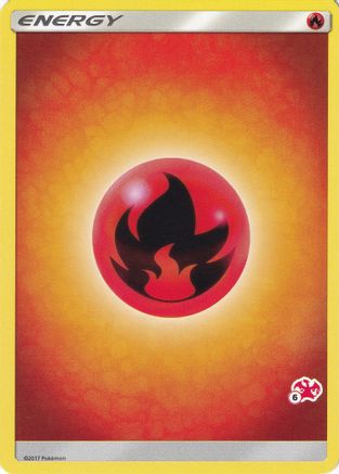 Fire Energy (#6 Charizard Stamped) () - BA  - Promo