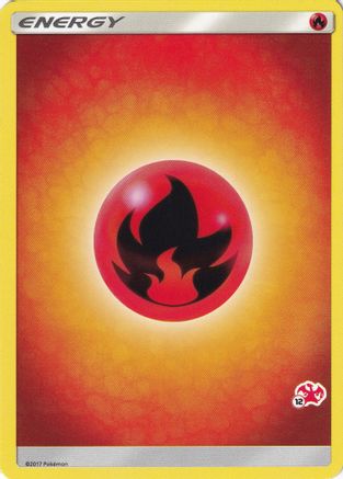 Fire Energy (#12 Charizard Stamped) () - BA  - Promo