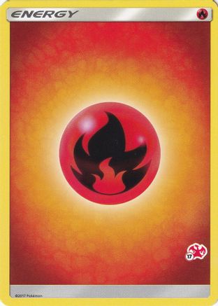 Fire Energy (#17 Charizard Stamped) () - BA  - Promo