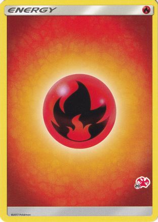 Fire Energy (#20 Charizard Stamped) () - BA  - Promo