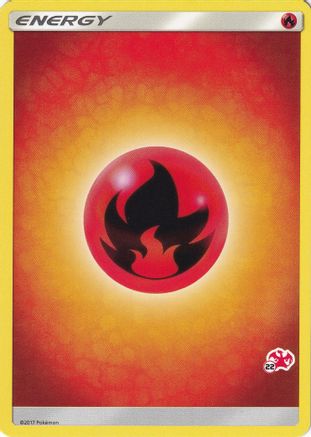Fire Energy (#22 Charizard Stamped) () - BA  - Promo
