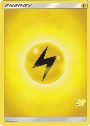 Lightning Energy (#43 Pikachu Stamped) () - BA  - Promo