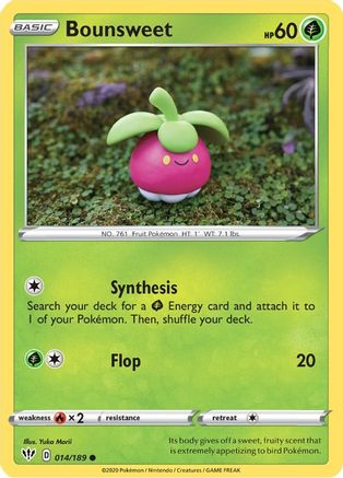 Bounsweet (014/189) - SDA  - Common - Reverse Holofoil