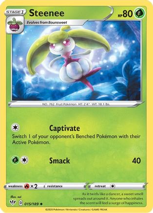 Steenee (015/189) - SDA  - Uncommon - Reverse Holofoil
