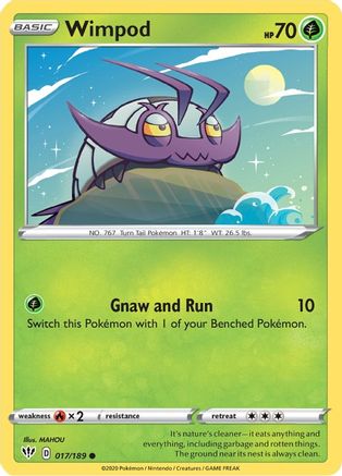 Wimpod (017/189) - SDA  - Common - Reverse Holofoil