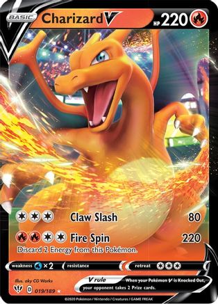 Charizard V (019/189) - SDA  - Ultra Rare - Holofoil