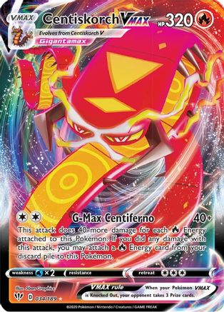 Centiskorch VMAX (034/189) - SDA  - Ultra Rare - Holofoil