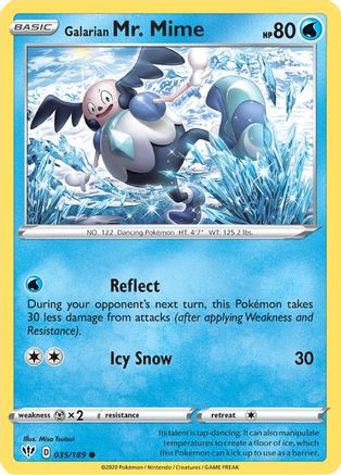 Galarian Mr. Mime (035/189) - SDA  - Common - Reverse Holofoil