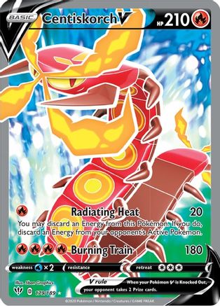 Centiskorch V (Full Art) (179/189) - SDA  - Ultra Rare - Holofoil