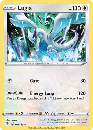 Lugia (140/189) - SDA  - Rare - Reverse Holofoil