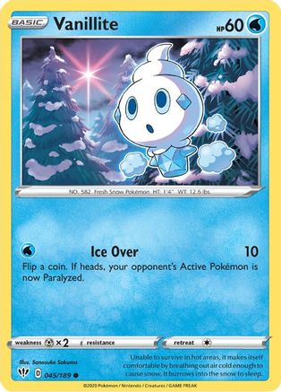 Vanillite (045/189) - SDA  - Common - Reverse Holofoil