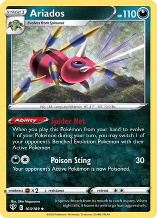 Ariados (103/189) - SDA  - Uncommon - Reverse Holofoil
